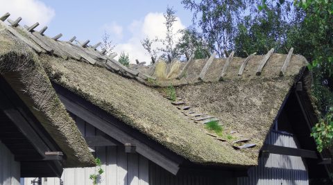 Stråtag med lille hældning