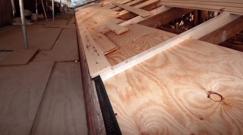 Ventilationspalte ved tagfod