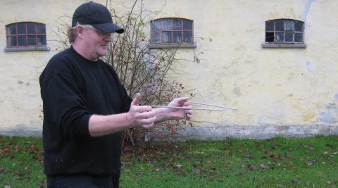 Ledningslokalisering med pilekvist/svejsetråd