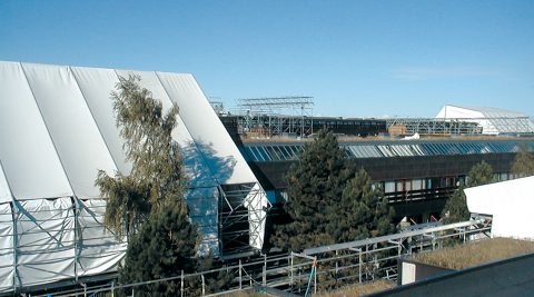 Afdækning i forbindelse med renoveringsarbejde af let byggeri